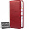 CANOPUS Big Red Car Registration and Insurance Holder, PU Leather Card Holder, Vehicle Glove Box Organizer for Auto, SUV, Truck